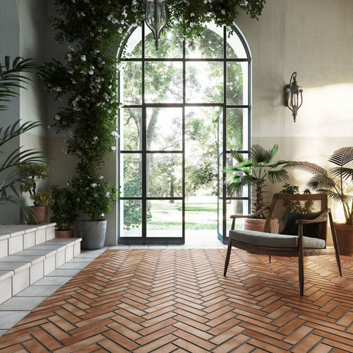 Carrelage en grès cérame - ORIA CUERO - Exagres - mat / finition naturelle / d'intérieur