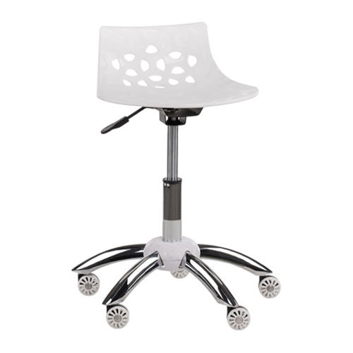 Tabouret de travail en plastique - FLOWER 2 - Ayala - à roulettes / réglable / piètement étoile