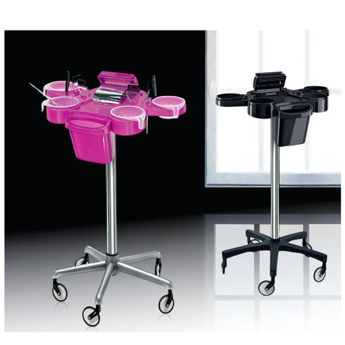 Chariot de coloration - SERVICE PLUS - Ceriotti - pour salon de coiffure / en aluminium / en plastique
