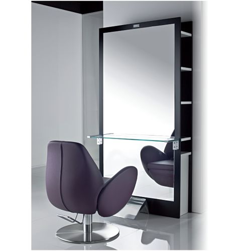 Coiffeuse contemporaine - STATE S - Ceriotti - en verre / aluminium / en mélaminé