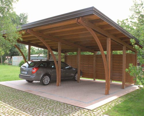 Abri de voiture en pin - 622606 - Pircher