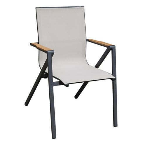 Chaise contemporaine - SOHO - Pircher - d'intérieur / en Textilene® / avec piètement en aluminium