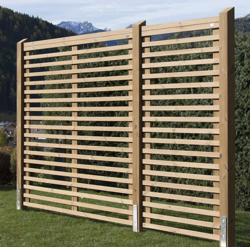 Clôture à barreaux - BREVA - Pircher - de jardin / en pin / classique