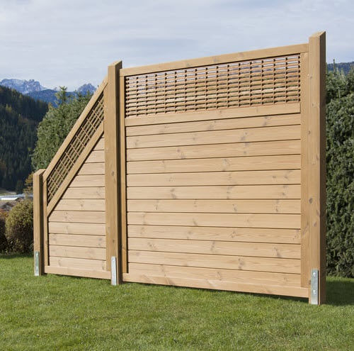 Paravent contemporain - GRECALE - Pircher - en pin / de jardin