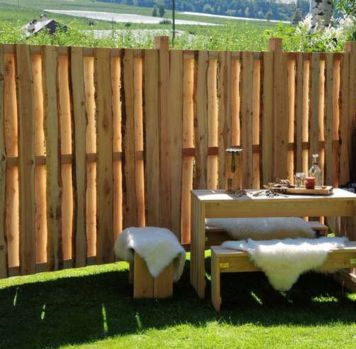Clôture à panneaux - COUNTRY - Pircher - de jardin / en mélèze / classique