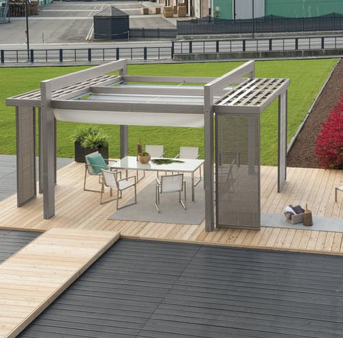 Pergola autoportée - LARIA - Pircher - adossée / en sapin