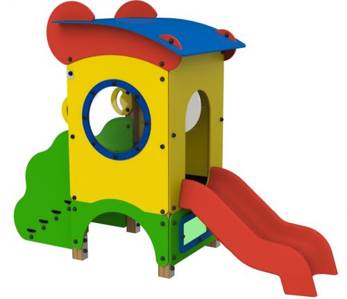 Toboggan droit - LÓRIS  - Bragmaia - pour aire de jeux
