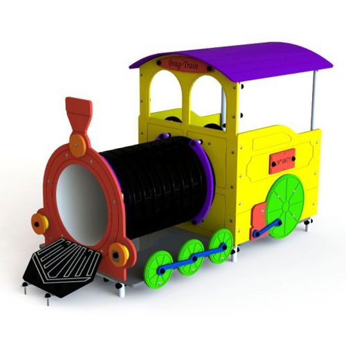 Véhicule pour aire de jeux - LOCOMOTIVA - Bragmaia