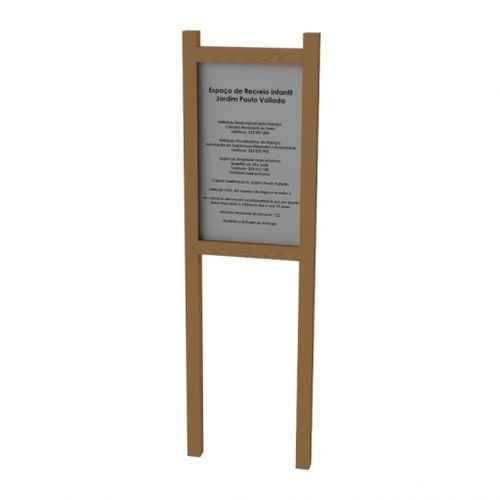 Panneau d'information pour espace public - URROZ  - Bragmaia - pour aire de jeux