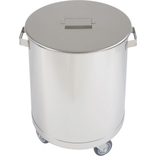 Poubelle de cuisine - 100211 - Ekikranj - en inox / avec roues / d'intérieur