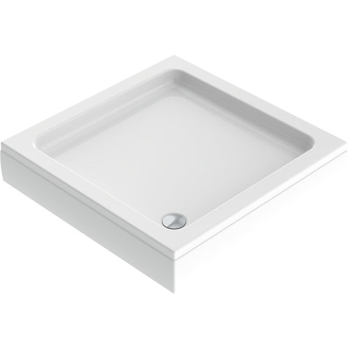 Receveur de douche carré - PROJECTA - Aquaestil plus - surélevé / en fonte / en acrylique
