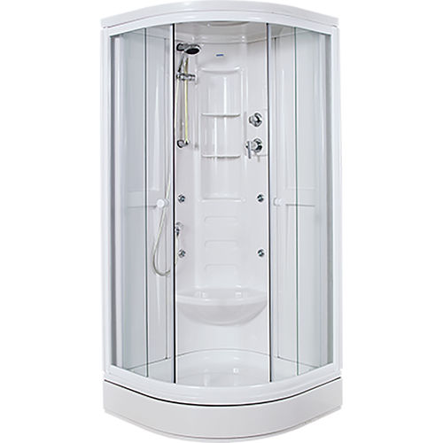 Cabine d'hydromassage d'angle - MALAIKA - Aquaestil plus - en verre