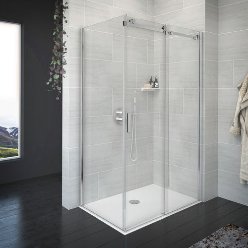 Paroi de douche fixe - ARTEGO D+W - Aquaestil plus - coulissante / d'angle / en verre trempé