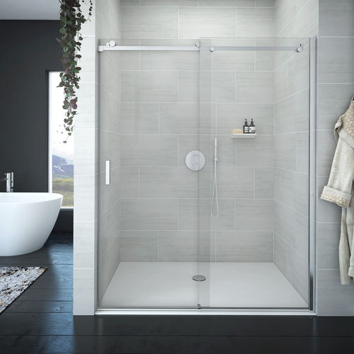 Paroi de douche coulissante - ARTEGO D FOR NICHE - Aquaestil plus - en niche / en verre trempé / professionnelle