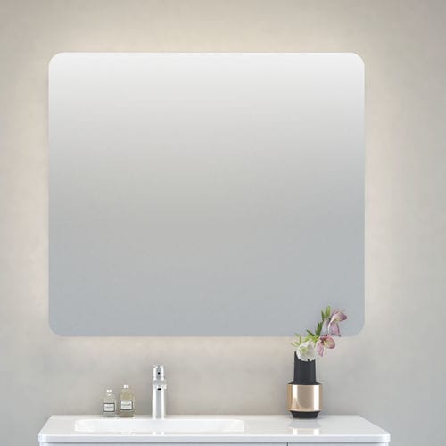 Miroir de salle de bain mural - CHARM - Aquaestil plus - contemporain / rectangulaire / lumineux