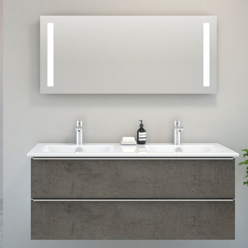 Miroir de salle de bain mural - SFERA - Aquaestil plus - contemporain / rectangulaire / lumineux