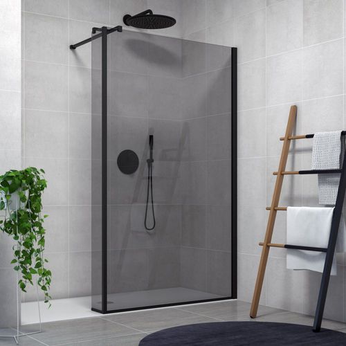 Paroi de douche fixe - ZENITH WALL + L - Aquaestil plus - d'angle / en verre trempé / en verre satiné