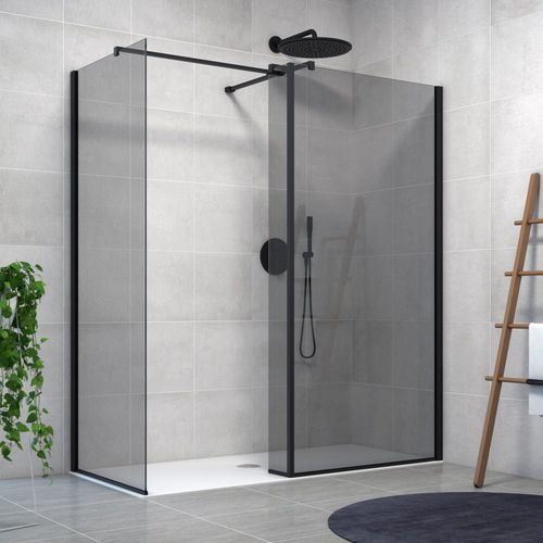 Paroi de douche fixe - ZENITH WALL + L + W - Aquaestil plus - d'angle / en verre trempé / sur mesure