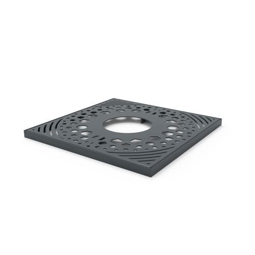 Grille d'arbre carrée - HERITAGE - Bluestream - en acier à revêtement par poudre / découpée au laser