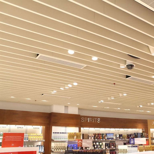 Faux-plafond en bois - BAFFLE - Kaya Panel Suspended Ceiling - en lames / décoratif