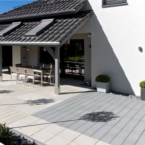 Dallage en béton - SOLID - Modern Line - de jardin / texturé / piéton