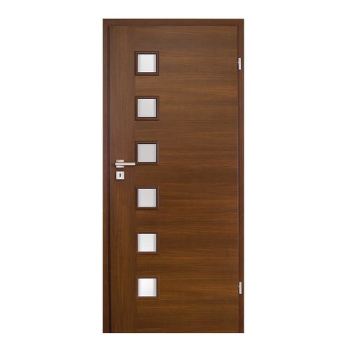 Porte d'intérieur - FOILED LEAVES AQUARIUS - Invado Sp. z o.o. - en MDF / en mélaminé / battante