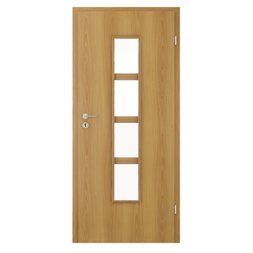 Porte d'intérieur - FOILED LEAVES DOLCE - Invado Sp. z o.o. - en MDF / en mélaminé / battante
