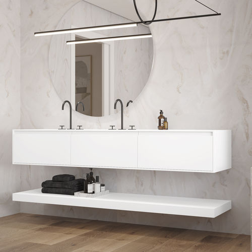Étagère murale - HEMERA LUXE CORIAN - Riluxa - moderne / en bois massif / en chêne