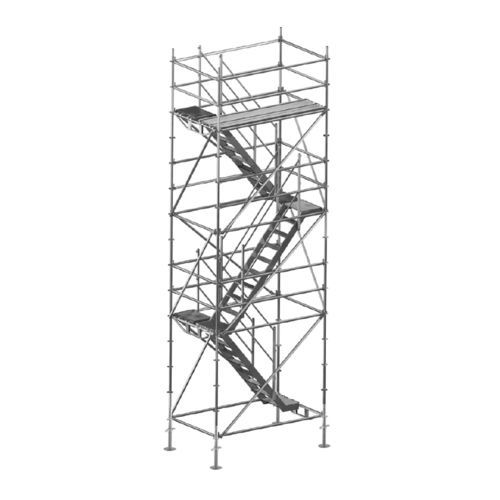 Escalier quart tournant - 90-3023Z - Comipont S.p.A. - à marches en métal / structure en acier inoxydable / industriel