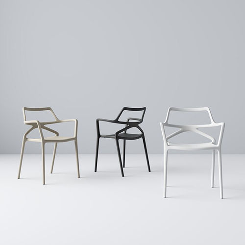 Chaise contemporaine - DELTA  - STUDIO TK - d'extérieur / d'intérieur / en polypropylène