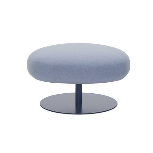 Pouf contemporain - Libelle - STUDIO TK - en tissu / rond / tapissé
