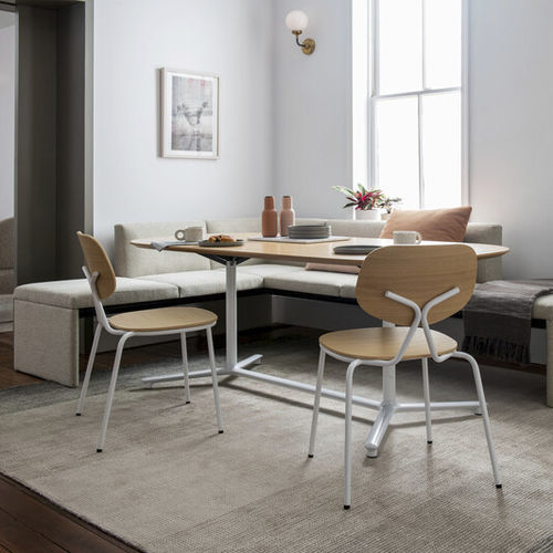 Chaise contemporaine - Santé - STUDIO TK - d'intérieur / en tissu / en placage de bois