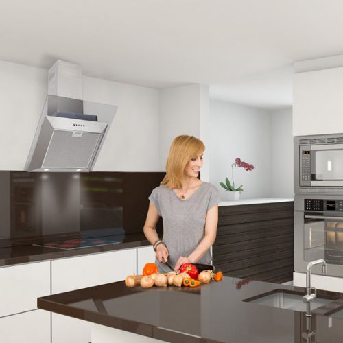 Hotte murale - LA-70-DLINE - Luxair Cooker Hoods Kitchen Extractors - avec éclairage intégré