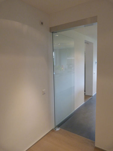 Porte d'intérieur - Kowalski SA - en verre / pivotante à axe excentré / vitrée