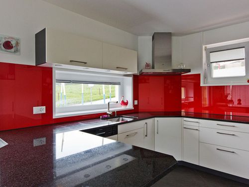 Panneau décoratif pour cuisine - Kowalski SA - en verre / lisse / personnalisé