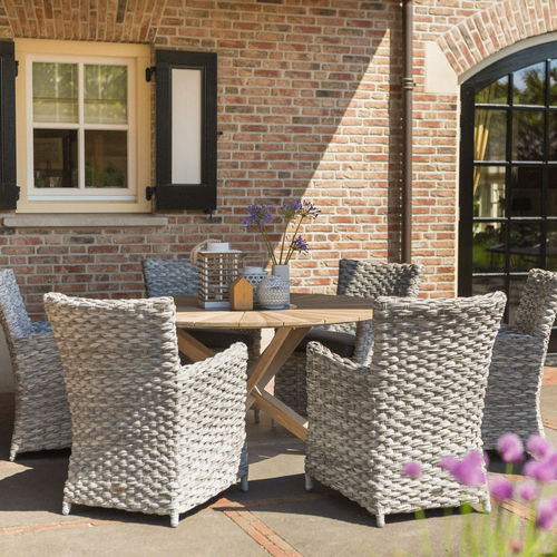 Ensemble table et chaises contemporain - PROVENCE - Hartman Outdoor Products BV - de jardin / en bois / résidentiel