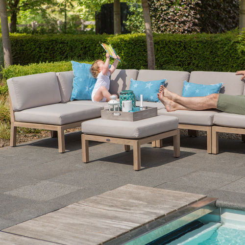 Canapé modulable - SAO LUIS - Hartman Outdoor Products BV - contemporain / de jardin / gris