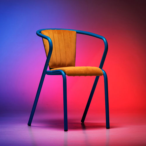 Chaise contemporaine - BICAchair DELIGHT  - BICA chair - d'intérieur / en velours / avec piètement en métal
