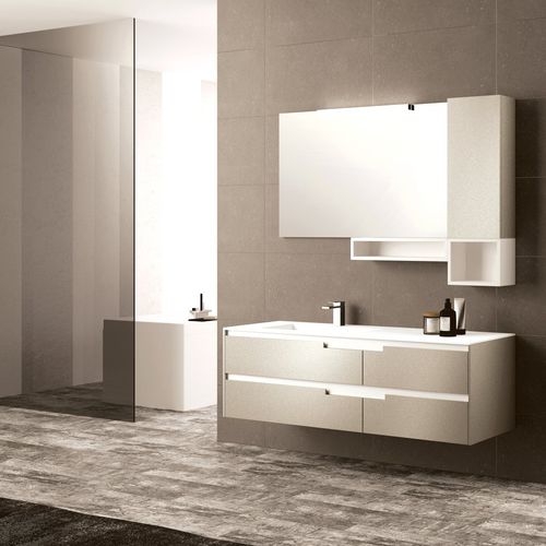 Meuble vasque suspendu - SPORT  3 - IOTTI BY MENOZZI - en bois / contemporain / laqué