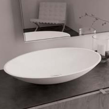 Vasque à poser - COSMOS/O - IOTTI BY MENOZZI - en Solid Surface / ovale / contemporaine