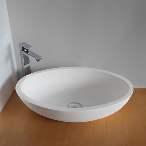 Vasque à poser - ELLIO - STANO - en Corian® / ovale / contemporaine