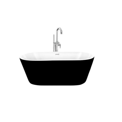 Baignoire ovale - NEW-YORK NOIRE - STANO - en îlot / en fibre de verre / double