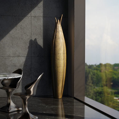 Vase contemporain - AGAVE - KARPA - en résine / en fibre de verre / à poser au sol