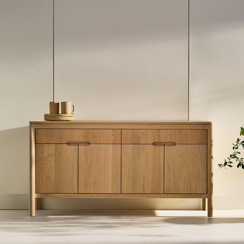 Buffet contemporain - S405  - KASTELLA - en chêne / en noyer américain / en érable