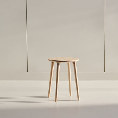 Tabouret contemporain - C401B  - KASTELLA - en chêne / en érable / en noyer américain