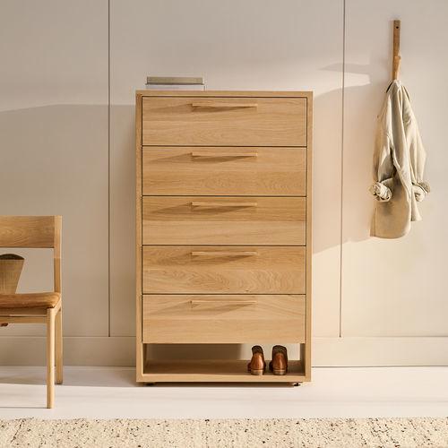 Commode haute - S107 - KASTELLA - contemporaine / en érable / en noyer américain