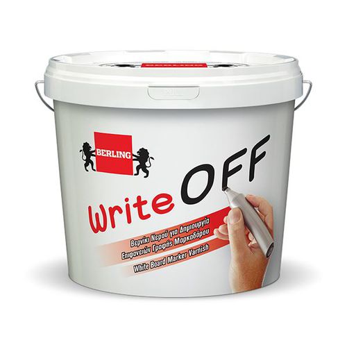 Vernis de protection - WRITE OFF - Berling Paints - décoratif / pour bois / pour béton