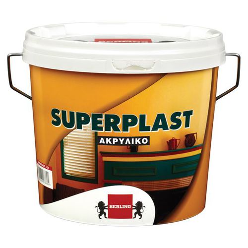 Peinture décorative - SUPER PLAST ACRYLIC PAINT - Berling Paints - d'extérieur / pour mur / acrylique