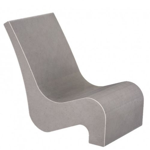 Chaise contemporaine - ST TROPEZ - PREFAC MYWAY - d'extérieur / en béton / pour espace public