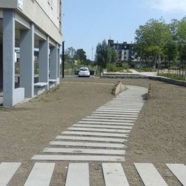 Pavé en béton - PREFAC MYWAY - d'extérieur / piéton / carrossable